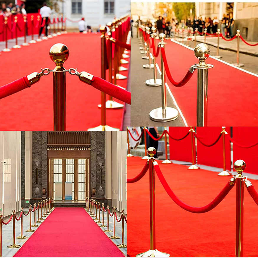 Rental Gold Stanchions and Velvet Rope Rental in Vancouver, Crowd Control Velvet Ropes with Gold Posts, VIP Red Carpet Barrier System, Gold Poles with Velvet Rope Barriers Rental, Premium Velvet Rope Queue Barriers with Gold Posts, Gold Stanchion and Velvet Rope Set, designed to create a sophisticated atmosphere while managing crowds with ease. Perfect for high-end events such as galas, weddings, VIP areas, theaters, exhibitions, or red carpet occasions, this Rope Safety Barrier provides both style and functionality for crowd control. North Vancouver, West Vancouver, Burnaby, Port Moody, Coquitlam, Port Coquitlam, Surrey, Langley, New Westminster, Richmond, Delta, Aldergrove, Mission. Chilliwack, Abbotsford, Tsawwassen, Whistler, Squamish, Kamloops, Kelowna... in Vancouver BC.