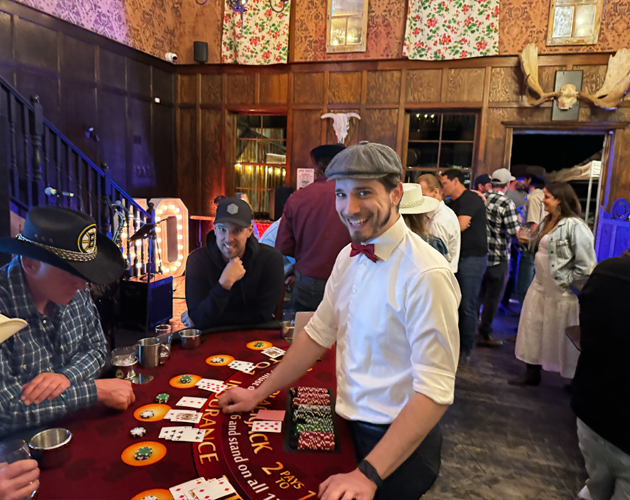 Cowboy & Western and Wild West theme night with Fun casino gambling on blackjack and roulette and truly professional croupiers Western party, wild west themed birthday. Western Cowboy Casino Party — where the Wild West meets the thrill of the casino, turning your event into a legendary experience. Decor Cowboy & Western large backdrops and more themed parties & events. North Vancouver, West Vancouver, Burnaby, Port Moody, Coquitlam, Port Coquitlam, Surrey, Langley, New Westminster, Richmond, Kelowna, Aldergrove, Mission. Chilliwack, Abbotsford, Tsawwassen, Whistler, Squamish, Kamloops...