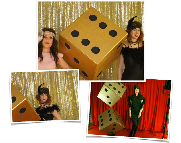 Vancouver Casino Party Decor Rental Company. Casino Event Red Carpet - Celebration Party Rentals, Rent our Gold Giant Dice, Casino decorations for rent Gold Giant Dice