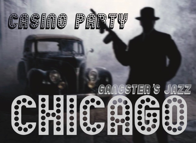 Chicago Party Decorations. Gangsters 1940s  themed parties are another very popular idea, and one which we have prepared for, we have great backdrops, backlit frames, and our lighting packages. Chicago Casino Party Vancouver, Kelowna.